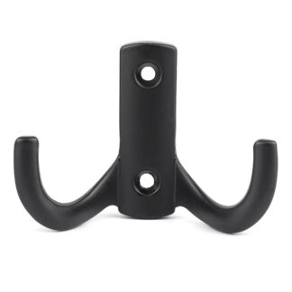 Wieszak meblowy dwupunktowy gładki CZARNY MAT DW13