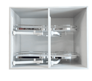 Nerka AMIX lewa z dociągiem - biała + chrom