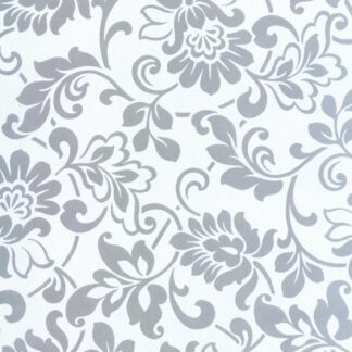 Okleina meblowa samoprzylepna 67x100 cm Szare kwiaty
