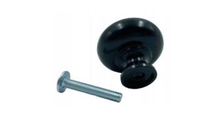 Gałka meblowa GP16-L31, czarny mat