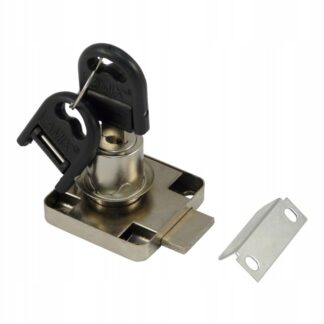 Zamek nakładany chrom/stal