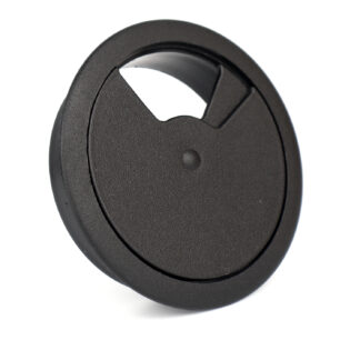 4x Przepust, przelotka na kabel, czarna Grass-Hopper