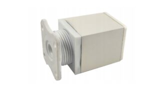 Nóżka meblowa kwadratowa 40x40 H-60 biały mat