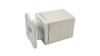 Nóżka meblowa kwadratowa 40x40 H-60 biały połysk