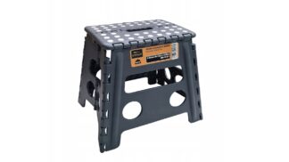 Stołek składany, krzesełko EBBE 32cm szare