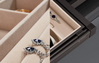 Szuflada wysuwana na biżuterie/krawaty i in. -W800 -Mocca+beż