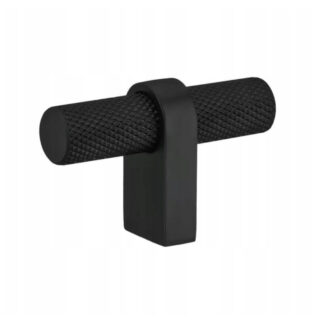 Uchwyt, gałka meblowa KAPI T-BAR, czarny mat