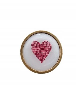 Gałka meblowa DREWNIANA GD08-D10-F36-V37 SERCE