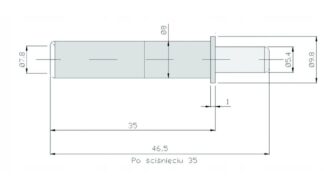 amortyzator airtic czarny + adapter