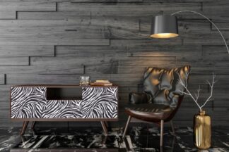 Okleina meblowa samoprzylepna 45x200 cm Zebra