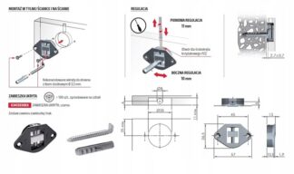 Zawieszka do luster fi 35 +hak