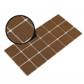 Podkładka filcowa kwadrat 3.5x3.5 cm - 18 szt