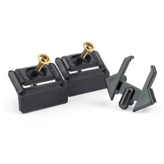 Zestaw montażowy z zaslepkami SYMA INGLETE2 czarny mat