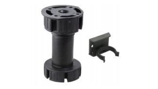 Nóżka meblowa kuchenna H-150 + klip dwuczęściowy