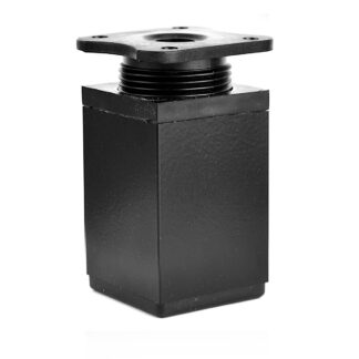 Nóżka meblowa kwadratowa 40x40 H-60 czarny mat