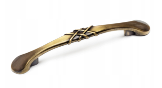 Uchwyt meblowy D100, 96mm, stare złoto