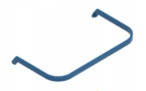 Uchwyt wiadra 7/9L niebieski