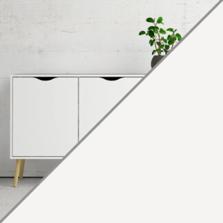 Okleina meblowa samoprzylepna 45x100 cm Biały połysk