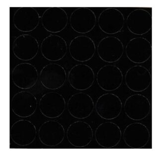 Zaślepki samoprzylepne fi14mm CZARNY POŁYSK 326