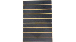 Podkładka filcowa czarna-prostokąt, 15x100mm, h=3mm