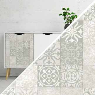 Okleina meblowa samoprzylepna 45x100 cm Jasna mozaika