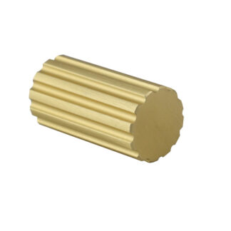 Gałka meblowa STRIPES, fi16mm, złoty mat