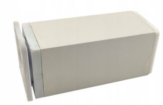 Nóżka meblowa kwadratowa 40x40 H-100 biały połysk