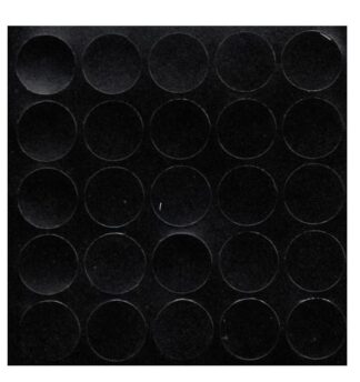 Zaślepki samoprzylepne fi14mm CZARNY GŁADKI 325