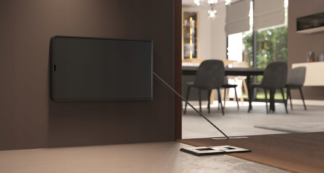 Zestaw Kiaro Easy Strong + zaślepka + adaptery wpuszczany i nakładany antracyt