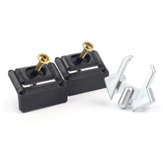 Zestaw montażowy z zaślepkami SYMA INGLETE2 - aluminium