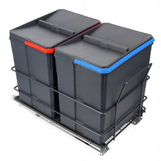 Sortownik kosz na śmieci GTV szafka 40 2X15L, antybakteryjny, GRAFEN