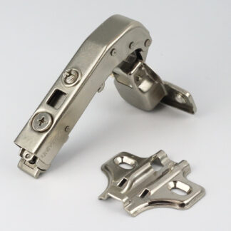 Zawias równoległy 90 stopni 3D UNIHOPPER soft close -clip on + prowadnik H0