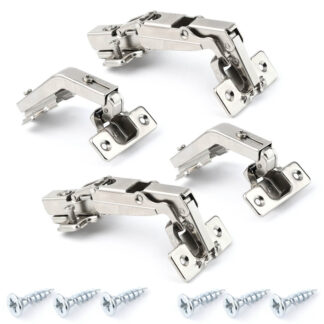 Zestaw zawiasów GH-PRO z soft close, do szafki narożnej + wkręty