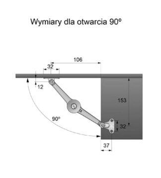 Podnośnik mechaniczny RE-03B - dwufunkcyjny [do klap i barków]