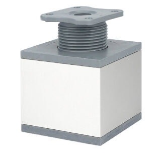 Nóżka meblowa kwadratowa 60x60 H-60 aluminium