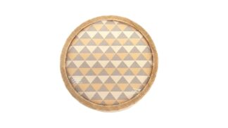 Gałka drewniana GD08 GAMET buk, beżowe trójkąty