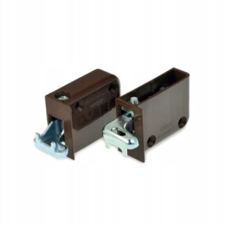 ZAWIESZKA DO SZAFEK, NA WKRĘTY L+P BRĄZ zestaw 2szt