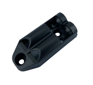 Adapter do amortyzora podwójny czarny