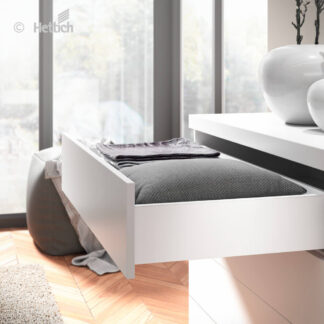 Szuflada HETTICH AVANTECH L300 H101 biała, prowadnice ACTRO