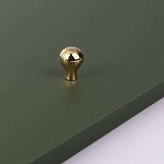 Gałka meblowa KOMETA, fi25mm, złoty połysk