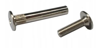 Złącze meblowe fi 5 - tuleja nikiel