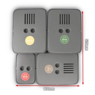 Sortownik, kosz na śmieci z filtrem węglowym do szafki 600mm, 64L