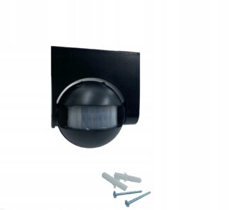 Czujnik ruchu 180st IP44 1200W czarny