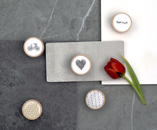 Gałka meblowa DREWNIANA GD08-D10-F36-V40 RZĘSY