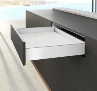 Szuflada Avantech YOU, L-500, H-101mm, biała, prowadnice Quadro