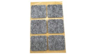Podkładka filcowa szara-kwadrat, 40x40mm, h=3mm