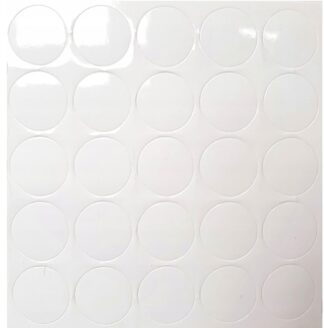 Zaślepki samoprzylepne fi14mm BIAŁY POŁYSK 321