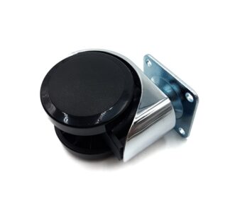 Kółko obrotowe GORDON fi50 czarne z hamulcem