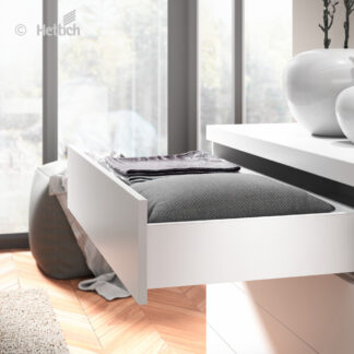 Szuflada Avantech You L-400mm, H-139mm, biała, z prowadnicami Actro