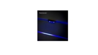 Zestaw klipsów led PCV Niebieskie - 4 klipsy